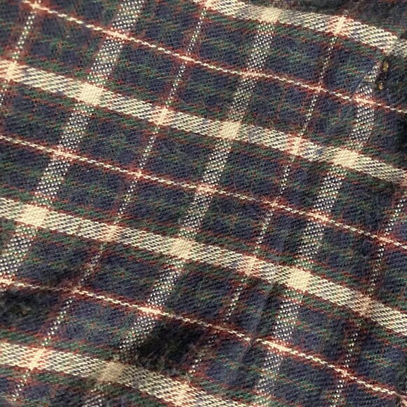 LL Bean Flannel Lined Jeans Mens Blue Natural Fit 100% Cotton Denim Cabin 37x30 - Picture 9 of 9